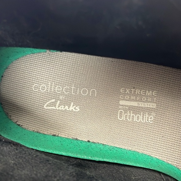 Clarks Overdale Mid Chukka Boot in Black Leather US Men's Size 8 Medium - Picture 9 of 11